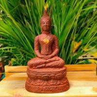 ราคา (พีพีเค)พระพุทธรูปปางสมาธิ ศิลปะอู่ทอง มวลสารเนื้อหินศิลาแลง หน้าตัก5นิ้ว เก่าขลังผสมมวลสาร เข้มขลังงดงามหน้าบูชา (15497031993)