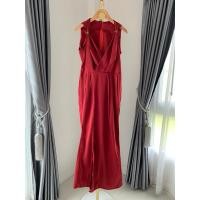 ราคา แม็กซี่เดรสสีแดง แขนกุด งานซิปหลัง ผ้าเงาซาร่า ผ่าหน้า เดรสออกงาน ราตรียาว งานสวย เนื้อผ้าใส่ดีมากค่ะ พร้อมส่ง C224 (27107975803)
