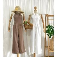 ราคา จั๊มสูทขายาว 3สี: ชมพู ขาว น้ำตาล (3021318220)