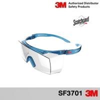 ราคา 3M SF3701 SF3702 แว่นตานิรภัยครอบแว่นตาเลนส์ใส SecureFit 3700 Series, SF3701ASGAF-BLU, Scotchgard Anti-Fog (4395466999)