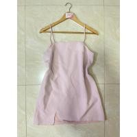 ราคา ส่งต่อเดรสสั้นสายเดี่ยวสีชมพู ผ้าสูท ไซส์M งานป้าย Swan ทรง สี ตามภาพ (22670216931)