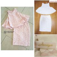 ราคา เดรส2ชิ้น งานป้าย Jariya(s) มือสอง ผ้าลูกไม้ผู้ดีมากๆค่ะ (5940835963)