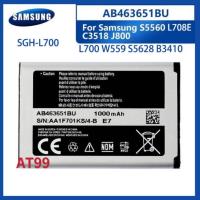 ราคา Samsung แบตเตอรี่ สำหรับSamsung L700 W559 S5628 B3410 L708E SGH-L700 AB463651BU แบตเตอรี่ 800mAh (26056874205)