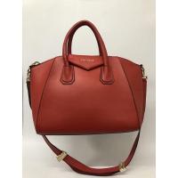 ราคา กระเป๋ามือสอง GIVENCHY Antigona Leather Bag Medium Red หนังแท้ หนังวัวเรียบ สีแดง ขนาด 13 นิ้ว พร้อมส่ง (16570550034)