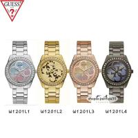 ราคา F.A Guess ของแท้100% เทรนด์แฟชั่น สแตนเลสสตีลคริสตัลประดับเพชร ผู้หญิงนาฬิกา ขนาด:40MM W1201L1 W1201L2 W1201L3 W1201L (20778954268)