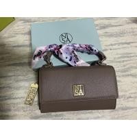 ราคา ( ของใหม่ ) กระเป๋า NISA สี DARK CAMEL กระเป๋าสะพายข้างถือได้ (19166878350)