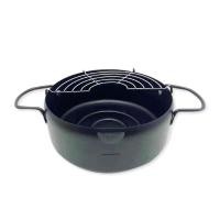 ราคา หม้อทอดอเนกประสงค์ 22 ซม. แถมฟรี ตะแกรงวางของทอด (13146189755)