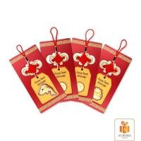 ราคา AURORA พู่ของขวัญนำโชค ทองแท้ 99.9% น้ำหนัก 0.2 กรัม *ของแท้* (1901556314)