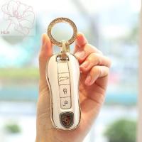 ราคา เคสกุญแจ Porsche Cayenne macan panamera taycan718 รถ 911 หัวเข็มขัดพานาเมร่าใหม่ (20188711689)