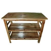 ราคา โต๊ะวางของไม้สักอเนกประสงค์ แบบ 3 ชั้น ทำจากไม้สักแท้ จากเมืองแพร่ (2296155317)