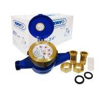 ราคา TAYO มิเตอร์น้ำ ขนาด 1/2นิ้ว (4หุน) ระบบเฟือง 2 ชั้น มิเตอร์น้ำ/มาตรวัดน้ำ Tayo ขนาด 1/2นิ้ว ทาโย (25750824188)