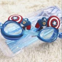 ราคา แว่นตาว่ายน้ำเด็ก แว่นตาดำน้ำเด็ก แว่นตาว่ายน้ำเด็กลายการ์ตูน แว่นตาดำน้ำ ลายกัปตัน (2342877017)