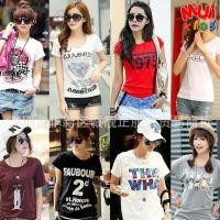 ราคา เสื้อยืด (10 ตัว) เสื้อยืดแฟชั่น เสื้อยืดผู้หญิง ขายส่ง By Muikid (3739374839)