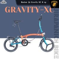 ราคา จักรยานพับ Backer รุ่น Gravity XC 6 sp (วงล้อ16 นิ้ว,วัสดุ Chromoly น้ำหนักเบา) (17656582051)