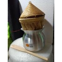 ราคา ชุดมวยนึ่งข้าวเหนียว เซต 4 ชิ้น มวยนึ่งข้าวเหนียวขอบหวาย+ หม้อนึ่ง+ฝาปิด+ไม้ส่ายข่าวเหนียว ชุดนึ่งข้าว ชุดนึ่งข้าวเหนียว (18852852945)