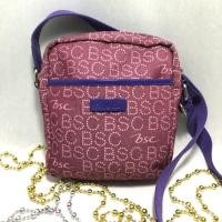 ราคา กระเป๋าสะพาย Bsc มือ 2 แท้ % ผ้า ชมพู (2887019919)