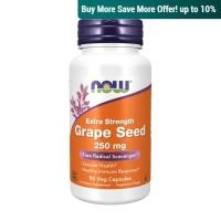 ราคา NOW Foods, Grape Seed - 250 mg, 90 Vcaps® (20286599836)