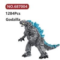 ราคา คิงคอง & ก็อดซิลล่า เข้ากันได้ตัวต่อเลโก้ 1284ชิ้น Panlos Brick Godzilla เลโก้ชุดของเล่น (24036523973)