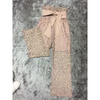 ราคา กางเกงขายาวเอวสูงผ้าลูกไม้ (21578521745)