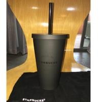 ราคา แก้วสตาร์บัคส์ดำด้าน Starbucks coldcup matte black 16 oz. แท้ (6717469604)