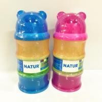 ราคา เนเจอร์ กระปุกแบ่งนม3ชั้น หัวหมี (1709005760)