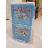 ราคา Sanrio ลิ้นชัก 2 ชั้น ลาย My Melody สีฟ้า (15518207346)