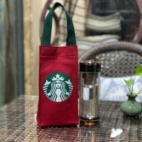 ราคา ถุงผ้าสกรีนลาย สตาร์บัค Starbucks (6634851205)