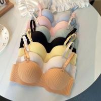 ราคา เสื้อในดันทรง ชุดชั้นใน รุ่น B067 ชุดชั้นในดันทรง ฟองน้ำหนา ขอบด้านข้างเก็บเนื้อได้ดี ผ้าร่อง (20558044870)