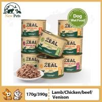 ราคา Zeal Dog อาหารกระป๋อง Grain Free Dog อาหารเปียก อาหารสุนัขโปรตีนสูง ผมเงางาม สําหรับทุกระยะ 170g/390g (27209481000)