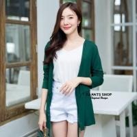 ราคา GIANTS เสื้อคลุมรูดเอวผ้าเรย่อน CARDIGAN_NISTA​ (5311973032)