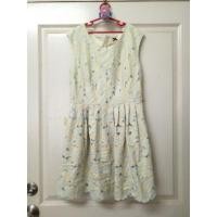 ราคา Dress ชุดเดรสสั้น ลูกไม้ลายดอก แบรนด์ญี่ปุ่น (581279784)