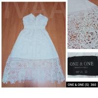 ราคา เดรสยาวลูกไม้ งานป้าย ONE&ONE (S) ลูกไม้แน่นๆ ไร้ตำหนิ ทรงสวย งานอลังก้มาจ้า (4849021455)