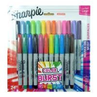 ราคา ปากกามาร์กเกอร์ ชาร์ปี้ Sharpie ultra fine แพ็ค 24ด้าม color burst (2051387166)