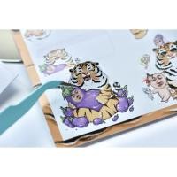 ราคา สติกเกอร์ เสือ กับ Funny face :: Tiger with Funny face Sticker (15346890740)