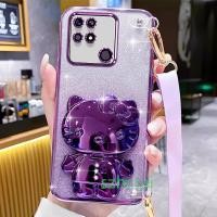 ราคา เคสโทรศัพท์ แวววาว Redmi 10C Redmi 10A 10 9A 9 9T Redmi 9C สายรัดข้อมือยาวสไตล์เคสโทรศัพท์แบบนุ่มปลอก วงเล็บคิตตี้เฮลโล พร้อมกระจก เคส Redmi 10C Redmi 10A 10 9A 9 9T Redmi 9C (26909355186)