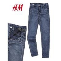 ราคา เอว26 H&M ยีนส์กระบอกเล็ก ผ้ายืดหยุ่น (27554182024)