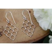 ราคา [พร้อมส่ง] 925 Silver Handmade Filigree Plain Earrings แหวนเงินแท้ เงินแท้ไม่ชุบ ใส่แล้วไม่แพ้ ไม่คัน SILVER THAI (11239415425)