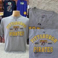 ราคา เสื้อยืดมือสองแบรนด์ Majestic คอกลม สีเทา (27308137720)