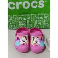 ราคา รองเท้าเด็ก Crocs Minnie Size J1 ของใหม่ ของแท้ ป้ายห้อย (1023737317)