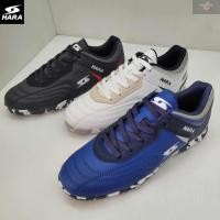 ราคา HARA Sports รองเท้าฟุตซอล รุ่น Futsal-X รองเท้าฟุตซอล สีดำ/สีขาว/สีน้ำเงิน รุ่น FS29 SIZE 39-45 (24759506136)
