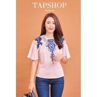ราคา พร้อมส่ง+ส่งฟรีTAPSHOP เสื้อtapshop งานป้าย สีชมพู ใหม่ (23576089868)