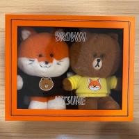 ราคา NEW MAISON KITSUNE X LINE FRIENDS MK Doll Set (12478705115)