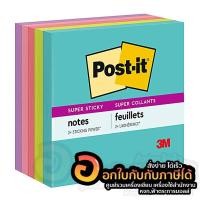 ราคา กระดาษโน๊ตกาว Post-it 3M โพสต์อิท ขนาด 3x3นิ้ว รุ่นใหม่ ซุปเปอร์สติ๊กโน้ต บรรจุ 5สี/แพ็ค 450แผ่น จำนวน 1แพ็ค พร้อมส่ง (20152909831)