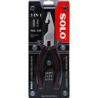 ราคา SOLO คีม คีมฟิต คีมใช้ 3 อย่าง คีมตัด จับ หนีบ SOLO 3in 1 (5124470782)