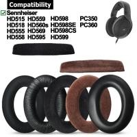 ราคา แผ่นฟองน้ําครอบหูฟัง สําหรับ Sennheiser HD599 HD598 HD598SE HD598CS HD595 HD569 HD560s HD559 HD558 HD555 HD518 HD515 PC350 PC360 (24575693942)