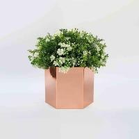 ราคา แจกันทองแดง แจกันโรสโกลด์ แจกันดอกไม้ (1508318347)