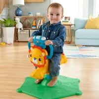 ราคา สิงโต น้อยเด้งดึ้ง fisher-price bounce & spin lion stationary ride-on electronic learning toy for toddlers ของแท้ % (27408489951)
