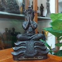 ราคา พระบูชาพระปิดตาทรงเทริดมโนราห์ รุ่น 1 ปี 2558 หน้าตัก 5 นิ้ว สูง 11.5 นิ้ว เนื้อทองเหลือง (25963088163)