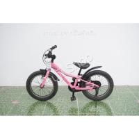 ราคา จักรยานเด็กญี่ปุ่น - ล้อ 16 นิ้ว - ไม่มีเกียร์ -Trek- สีชมพู [จักรยานมือสอง] (29764668377)