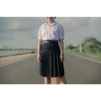 ราคา กระโปรงนักเรียนมัธยมทรงแคบสีดำ (13723649981)